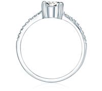Trilani - Ring aus Sterling Silber in Silber mit Zirkonia Ringe Damen