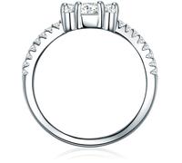 Trilani - Ring Sterling Silber Zirkonia in Silber Ringe Damen