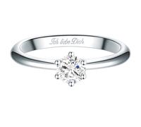 Trilani - Ring Sterling Silber Zirkonia in Silber Ringe Damen