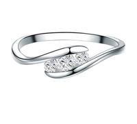 Trilani - Ring Sterling Silber Topas in Silber Ringe Damen