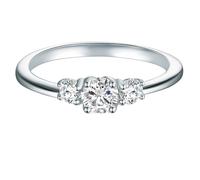 Trilani - Ring aus Sterling Silber in Silber mit Zirkonia Ringe Damen