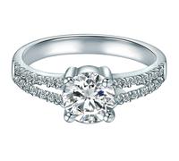 Trilani - Ring aus Sterling Silber in Silber mit Zirkonia Ringe Damen