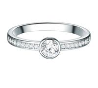 Trilani - Ring Sterling Silber Zirkonia in Silber Ringe Damen