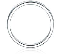 Trilani Herren-Ring Verlobungsring Sterling Silber 925 - Männer-Ehering für Verlobung oder Hochzeit