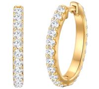 Trilani Creolen Damen gold, ONE SIZE