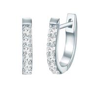 Trilani Creolen Damen silber, ONE SIZE