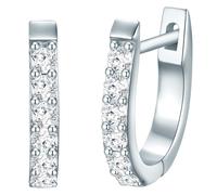 Trilani - Creolen Sterling Silber Zirkonia in Gelbgold Damen