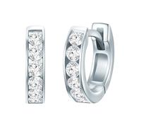 Trilani Creolen Damen silber, ONE SIZE