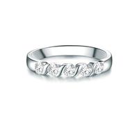 Trilani - Ring Sterling Silber Zirkonia in Silber Ringe Damen