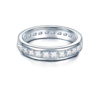 Trilani - Ring aus Sterling Silber in Silber mit Zirkonia Ringe Damen