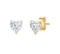 Trilani - Ohrstecker Sterling Silber Zirkonia in Silber Ohrringe 1 ct Damen (39.99 € / 1 ct)