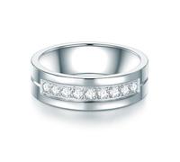 Trilani - Ring Edelstahl Zirkonia in Silber Ringe Damen