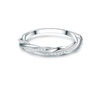Trilani - Ring Sterling Silber Zirkonia in Silber Ringe Damen