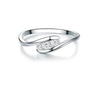 Trilani - Ring Sterling Silber Topas in Silber Ringe Damen