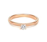 Trilani - Ring Sterling Silber Zirkonia in Roségold Ringe Damen