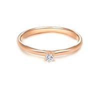 Trilani - Ring Sterling Silber Zirkonia in Roségold Ringe Damen