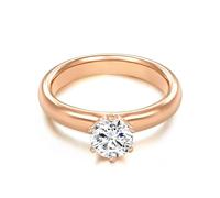 Trilani - Ring Sterling Silber Zirkonia in Roségold Ringe Damen