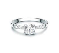 Trilani - Ring Sterling Silber Zirkonia in Silber Ringe Damen