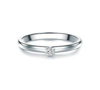 Trilani Diamant-Ring Damen silber, 56