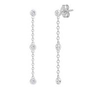 Trilani Ohrhänger aus Sterling Silber in mit Zirkonia 36,0 mm Damen