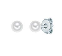 Trilani Ohrstecker Sterling Silber Süßwasser-Zuchtperle in 4,4 mm Damen