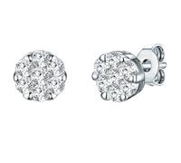 Trilani Ohrstecker Sterling Silber Zirkonia in 7,1 mm Damen