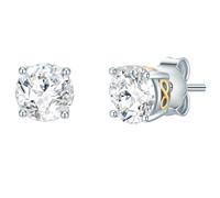 Trilani Creolen Damen silber, ONE SIZE