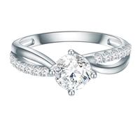 Trilani Ring Damen silber, 52