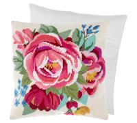 Trimits Halbstich Tapisserie Kreuzstich-Kissen-Set, inklusive Kissenrücken, vorbedruckte Leinwand, Faden und Nadel inklusive 40 x 40 cm (15,75 x 15,75 Zoll) - Frühlingsblüte