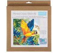 Trimits Kreuzstich-Set mit Papagei 35x35cm