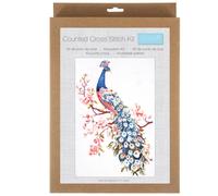 Trimits Kreuzstich-Set Pfau 45x64,5cm
