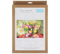 Trimits Kreuzstich-Set XL Rosenstrauß Stickgröße 59x39 cm