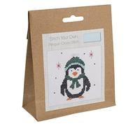 Trimits Mini-Kreuzstich-Set, 13 x 13 cm, Pinguin