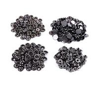 Trimming Shop 20 mm Druckknöpfe, 4-teilig, langlebig und leicht, Metall-Druckknöpfe für DIY-Lederhandwerk, Jacken, Reparatur von Kleidung, Geldbörsen, Rotguss, 10 Stück