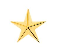 Trimming Shop 25 Pieces Sternförmige Nieten mit Stacheln - Hell Gold Hand Gedrückt in 28mm Or 40mm Nagel Kopf - Passend für Leder Handwerk, Dekorieren Kleidung, Jacken, Riemen, Fußware, und Taschen