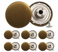 Trimming Shop Jeans Knöpfe Hammer auf Messing Tack Befestigungselemente für Ersatz, Zum Selbermachen Jeans, Jacken, Hemden,Röcke, Hosen, Handtaschen - Bronze (20mm), 20mm