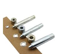 Trimming Shop Ösen-Stanz-Set für Leder und Kleidung, mit Locher zum Lochen von Stoffen, Werkzeug zum Einsetzen von Ösen, Eyelets, geeignet für Jeans, Jacken, Kleidung, Banner, Scrapbooks, Kleidung, metall, 20 mm