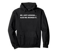 Trip Booked Funny Travel Lover Meme Vacation Planning Humor Pullover Hoodie