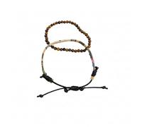 TRIPLE K&S 2er Set Surfer armband Herren & Damen - Perlen Für Armbänder, Festival Zubehör, armband Herren, Partner armbänder, Festival Accessoires, Mückenschutz Armband, Schmuck Damen