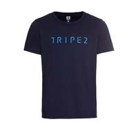 Triple2 TUUR Een Crosswalk Logo T-Shirt Herren XXL Peacoat