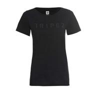Triple2 TUUR Een Leaves Logo T-Shirt Damen L Anthracite