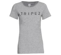 triple2 TUUR een - Logo - Organic Cotton Jersey - Women Jet Black Melange L