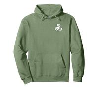 Triskele triskel Triskelion Symbol - Grunge Gothic Occult Pullover Hoodie, Unisex für Erwachsene, Salbeigrün, XXL