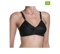 Triumph 2er-Set: Bügellose BHs "Elastiform" in Schwarz - Größe 75B | Damen Bhs