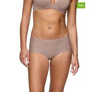 Triumph 2er-Set: Pantys "Make-Up Illusion" in Beige - Größe 42 | Damen Unterteile