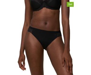 Triumph 2er-Set: Slips "Freedom" in Schwarz - Größe L | Damen Unterteile