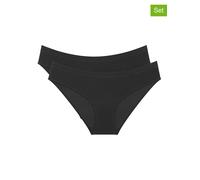 TRIUMPH SENSE OF MODAL TAI 2P Damenslip, schwarz, größe L