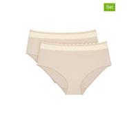 Triumph - Feel of Modal - Midi Slip - 2er Pack (M Creamy Dream)