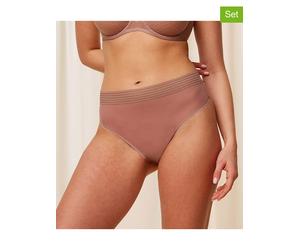 Triumph 2er-Set: Taillenstrings in Altrosa - Größe S | Damen Unterteile