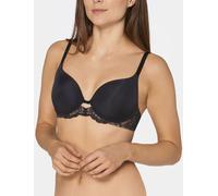 Bügel-BH TRIUMPH "Amourette Charm WHP01", Damen, Gr. 75, Cup C, schwarz, Microtouch, Obermaterial: 58% Polyamid, 25% Polyester, 17% Elasthan, unifarben, BHs Bügel-BH, mit Stretch-Spitze und nahtlos vo